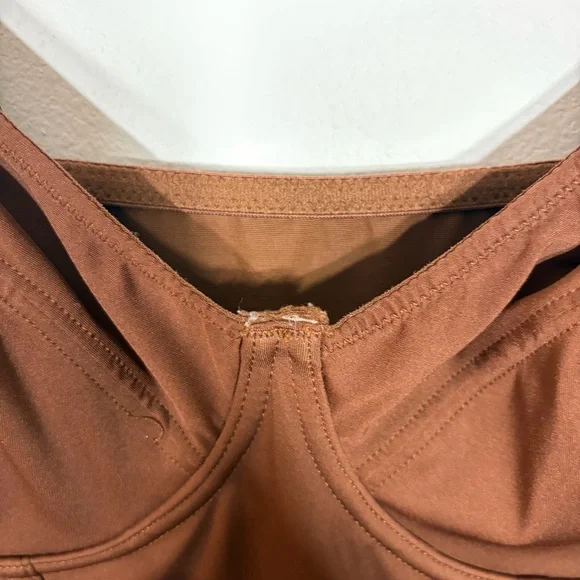 Brown Corset Evening Gown with Built-In Shapewear and Bra (Wedding Guest, Prom) - Picture 10 of 10